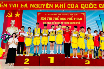 TRƯỜNG THCS TÂN BÌNH VỚI NHỮNG TRẢI NGHIỆM Ý NGHĨA  TẠI HỘI THI THỂ DỤC THỂ THAO NGÀNH GIÁO DỤC  PHƯỜNG YÊN SƠN LẦN THỨ I, NĂM 2026