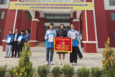 DẤU ẤN TRƯỜNG THCS TÂN BÌNH TẠI CUỘC THI KHKT VÀ NGÀY HỘI STEM TỈNH NINH BÌNH 2026