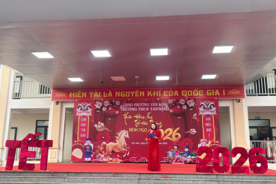 MỘT NGÀY XUÂN YÊU THƯƠNG TẠI TRƯỜNG THCS TÂN BÌNH  CHÀO XUÂN BÍNH NGỌ 2026